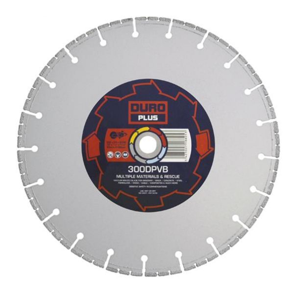 DURO PLUS Vacuum Brazed Blades 300mm x 2.2mm X 20mm Bore