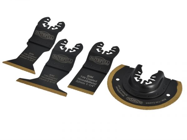 Multi Purpose Titanium Blade 4pc Set