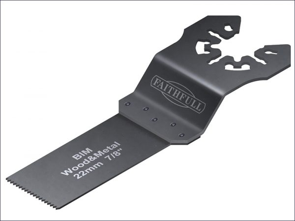 Multi-Functional Tool Bi-Metal Flush Cut Wood/Metal Blade 22mm