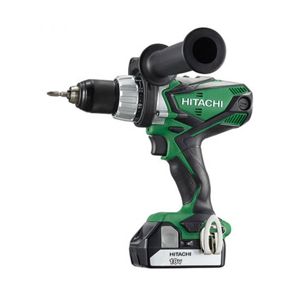 Hitachi 18v Combi Drill (2.5Ah Batteries)