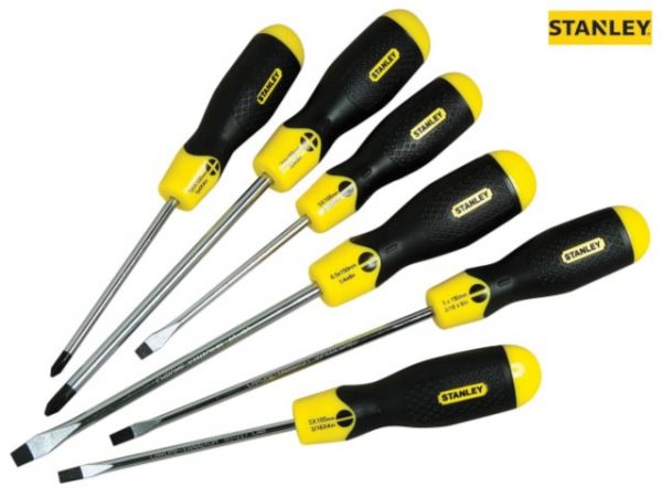 Stanley 6 piece Cushion Grip Screwdriver set