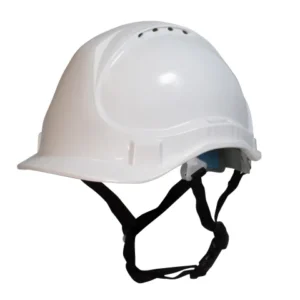 Scan Short Peak Safety Helmet - White